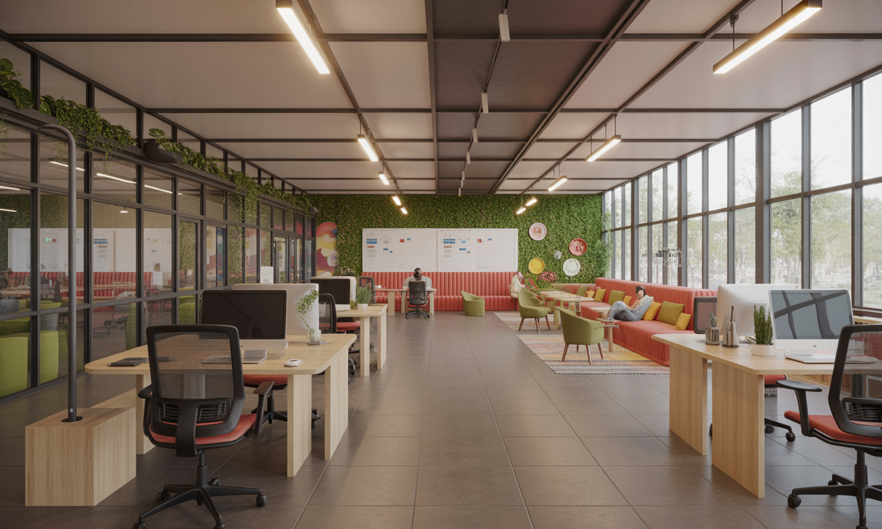 découvrez comment allier design moderne et fonctionnalité pour créer un espace de coworking stimulant et inspirant, favorisant productivité et collaboration.